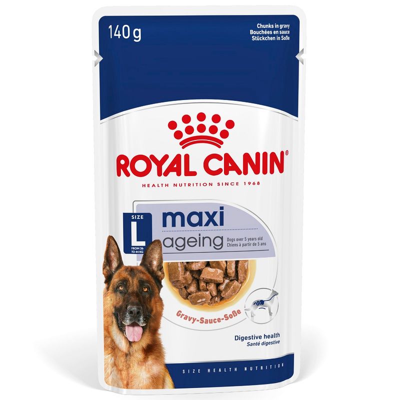 Royal Canin Maxi Ageing in Gravy 10 x 140g