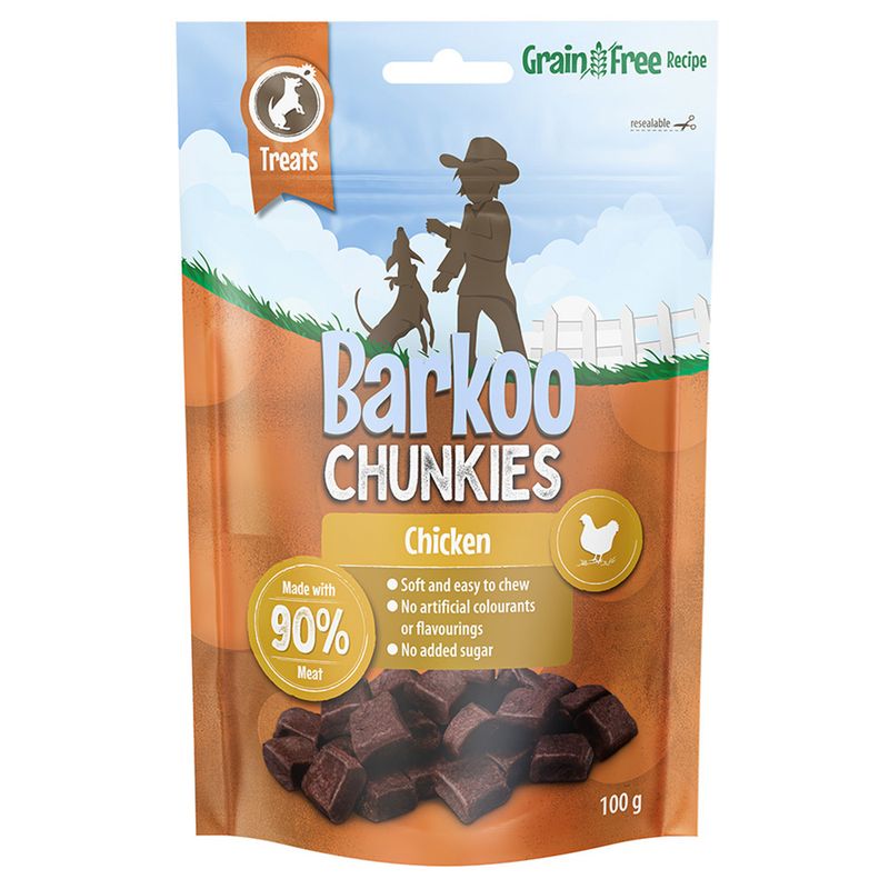 Barkoo Chunkies Meat Cubes 100g Beef
