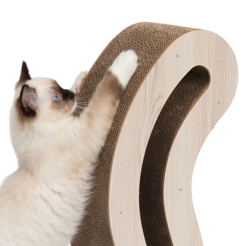 Catit PIXI Cat Tail-Shaped Scratching Sculpture 45 x 23 x 58 cm (L x W x H)