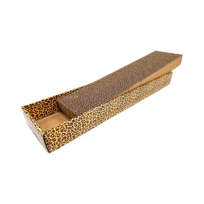 Croci Home Decor Leopard Scratching Board 48 x 12.5 x 5cm (L x W x H)
