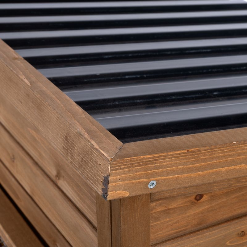 TIAKI Ranch Wooden Chicken Coop (Optionally Expandable) Attached Enclosure: 116 x 78 x 89.8 cm (L x W x H)