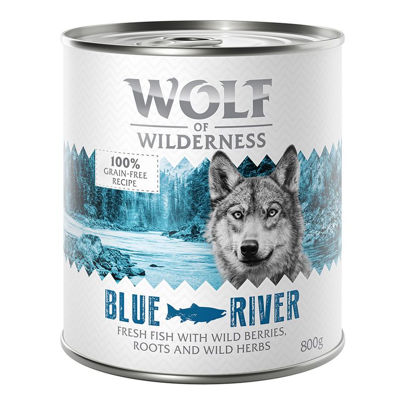 Wolf of Wilderness Adult Single Protein 6 x 800g Mixed Pack (3 Varieties)