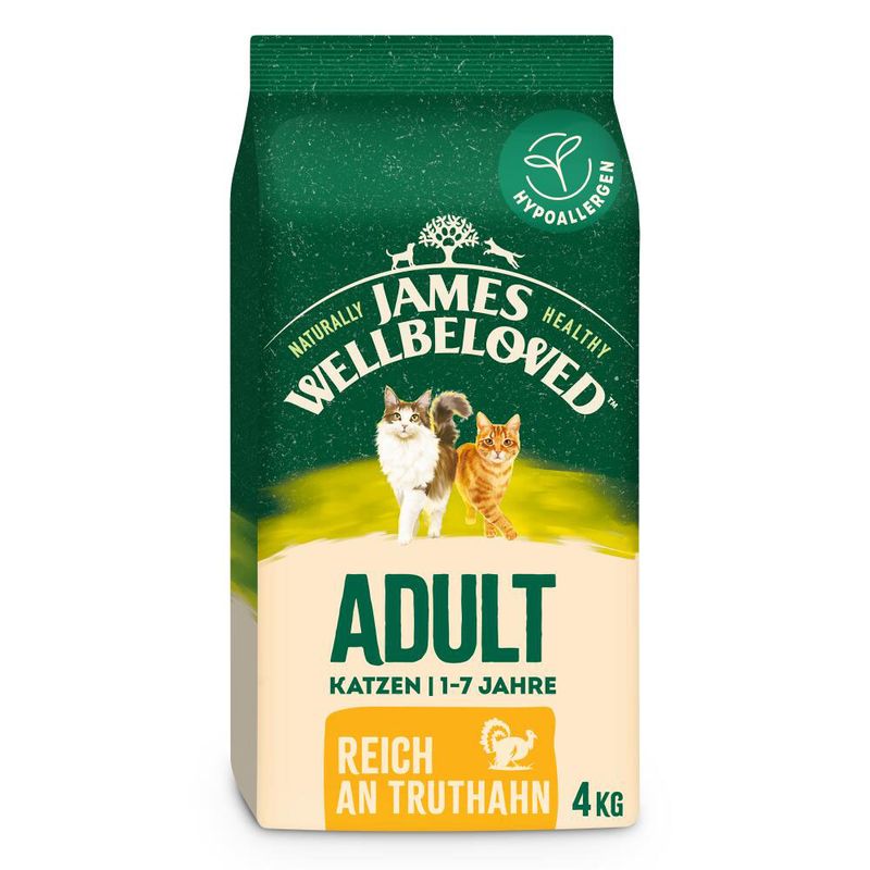 James Wellbeloved Adult Cat Hypoallergenic Turkey & Rice 4kg