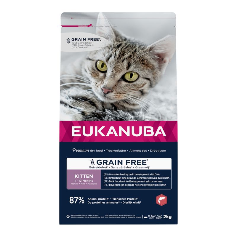 Eukanuba Kitten Grain-Free Rich in Salmon 2kg