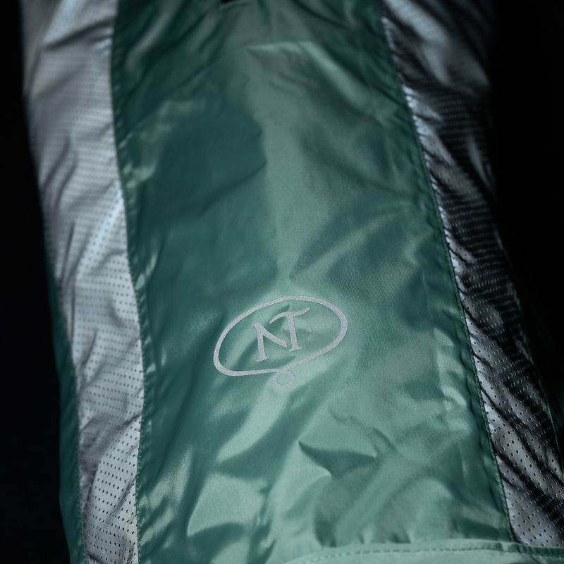 Nomad Tales Spirit Reflective Dog Raincoat - Mint approx. 35cm (Back Length)