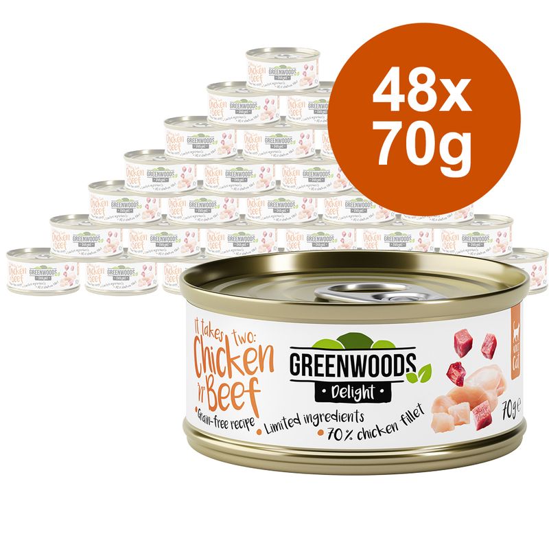 Greenwoods Delight Chicken Fillet with Beef 6 x 70g