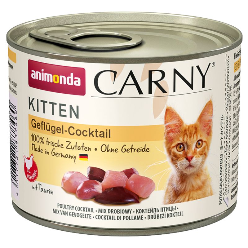 animonda Carny Kitten 12 x 200g Beef & Turkey