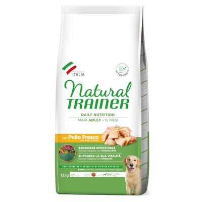 Natural Trainer Adult Maxi with Chicken Economy package: 2 x 12 kg