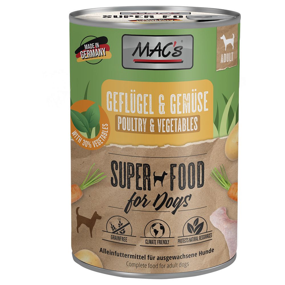 MAC's Superfood Saver Pack 24 x 400g Beef & Vegetables