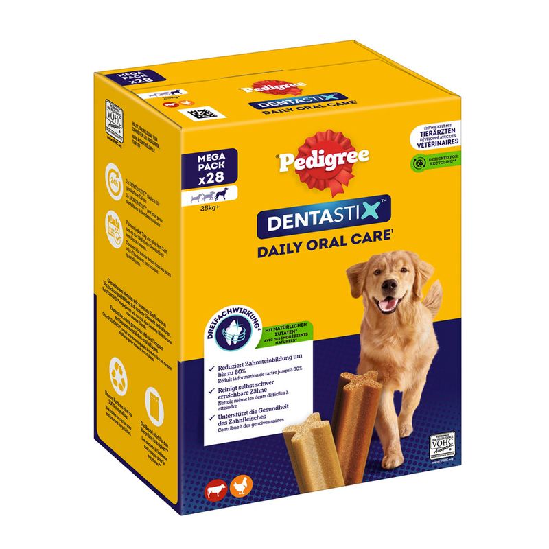 Pedigree Dentastix - Daily Oral Care for Large Dogs (>25kg) 28 Sticks