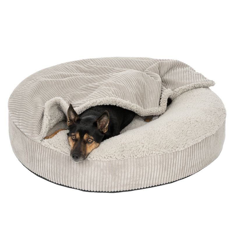Flocke Dog Bed Grey Replacement Cover (90cm diameter)
