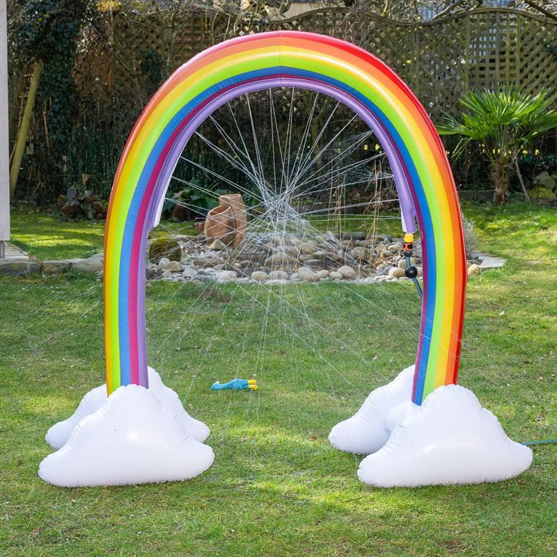 TIAKI Rainbow Pet Sprinkler approx. 200 x 65 x 165 cm (L x W x H)