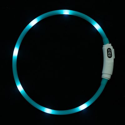 TIAKI Small USB LED Lantern Silicone Collar Turquoise