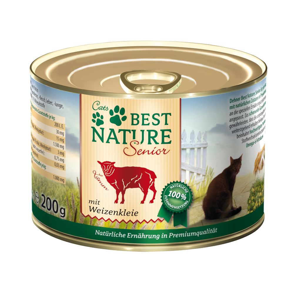 Best Nature Cat Senior 6 x 200g Lamb