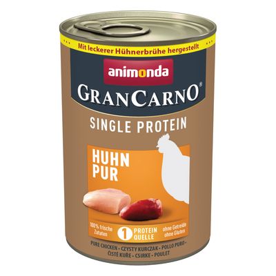 animonda GranCarno Adult Single Protein 6 x 400g Pure Chicken