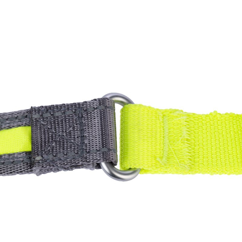 Nomad Tales Spirit USB LED Jogging Lead - Neon Yellow & Grey 180 - 250 cm Length, 25mm Width