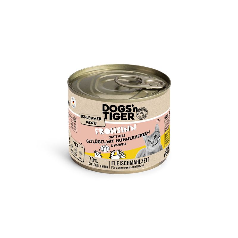 Dogs'n Tiger Gourmet Menu 6 x 200g Chicken with Heart