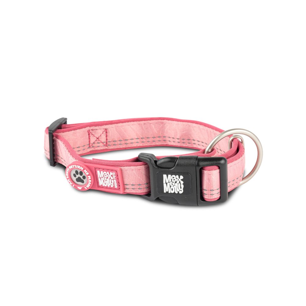 Max & Molly Smart ID Halsband Matrix 2.0 - Rosé S: 28-45cm Neck Circumference