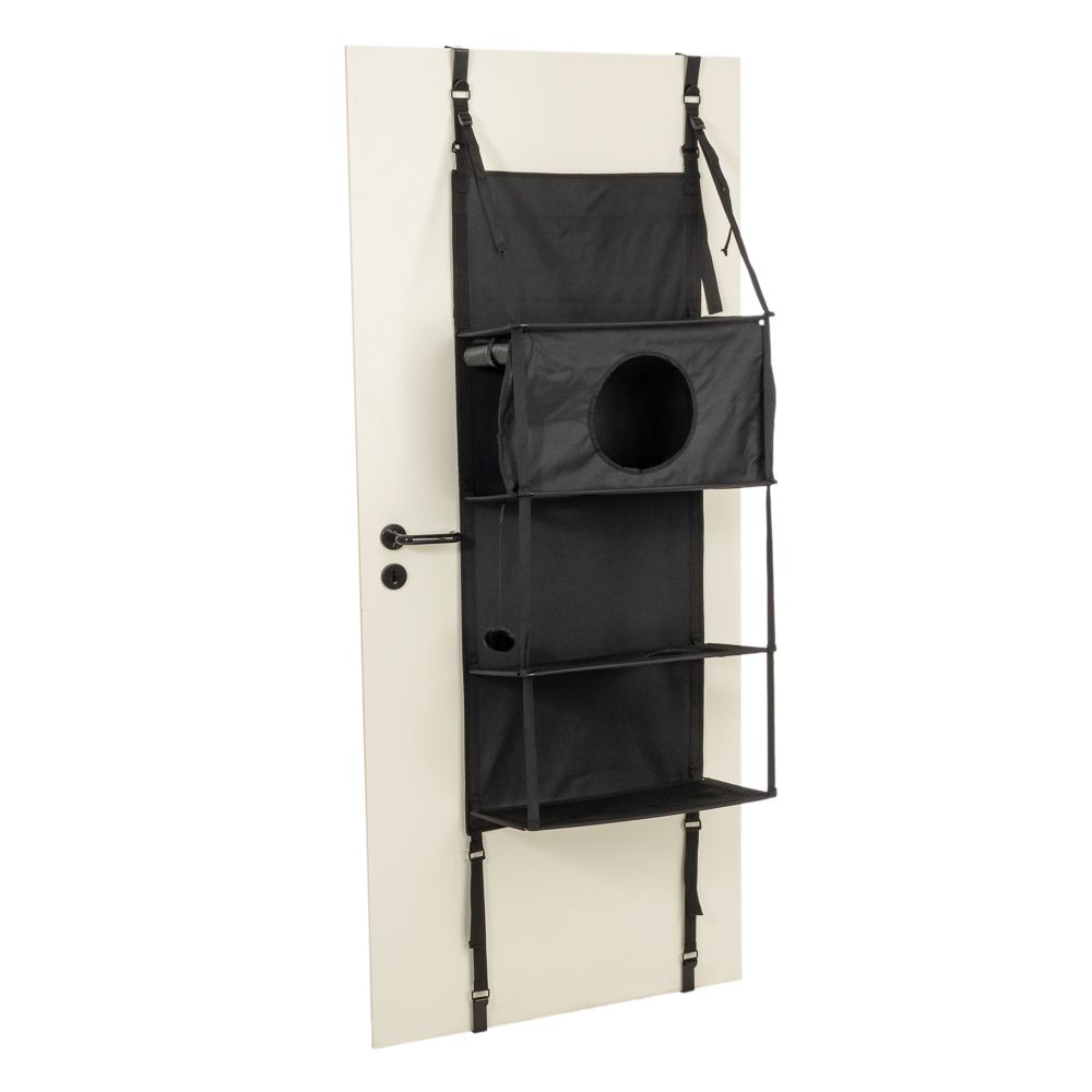 zooplus Basics Door Cat Tree Black