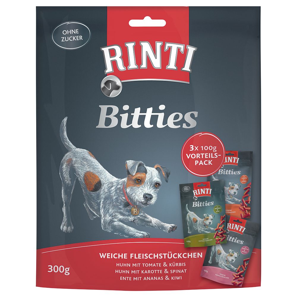 RINTI Bitties mixed pack 3 varieties 3 x 100 g