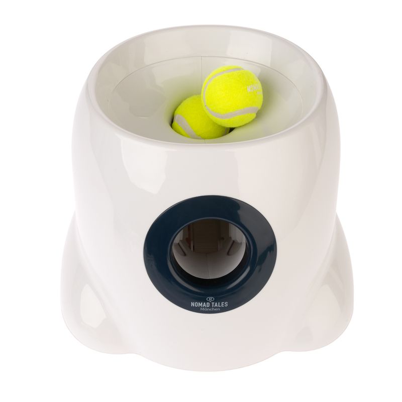 Nomad Tales Bloom Automatic Tennis Ball Launcher Mini: 26 x 27 x 21 cm (L x W x H)