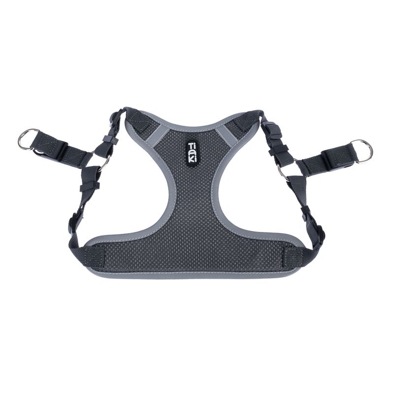 TIAKI Grey Harness Size XS: approx. 38 - 54 cm Chest Circumference