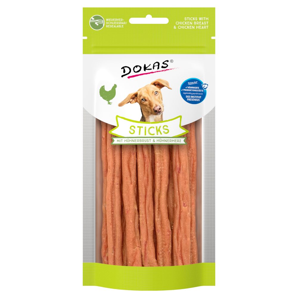 Dokas Sticks Chicken Breast & Chicken Heart (60g)