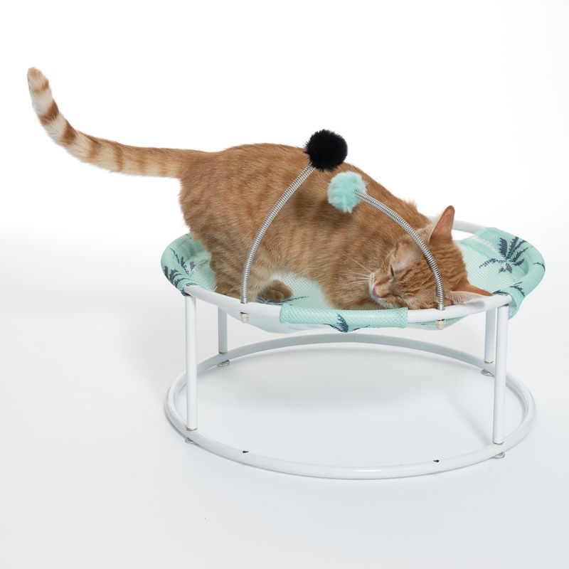 TIAKI Palm Tree Sun Lounger with Pompoms diameter 45 x (H) 19 cm