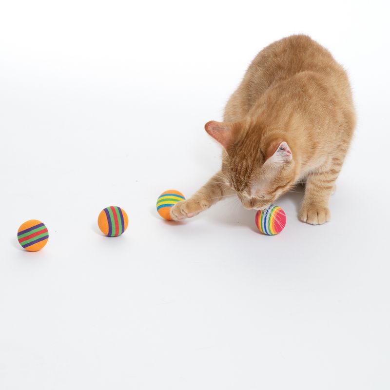 zooplus Basics Foam Ball Set for Cats Set of 8