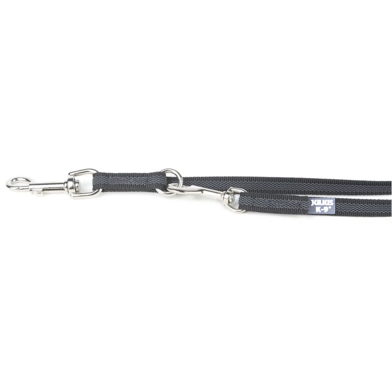 JULIUS-K9® Supergrip Double Adjustable Lead 220cm x 20mm (L x W)