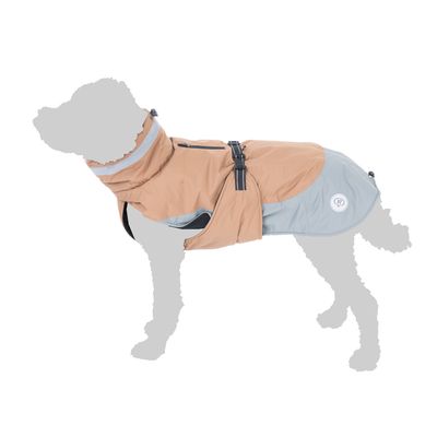 Nomad Tales Bloom Dog Coat - Warm Taupe approx. 30cm (Back Length)