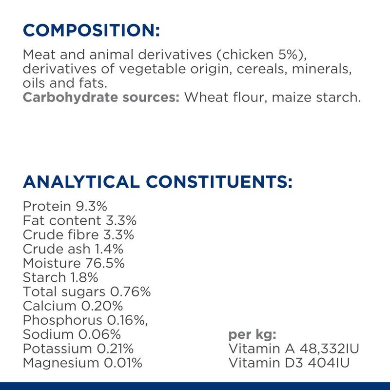 Hill's Prescription Diet Feline w/d Multi-Benefit - Chicken 24 x 156g