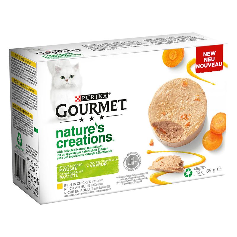 Gourmet Nature’s Creations Pâté 12 x 85g Chicken & Carrot