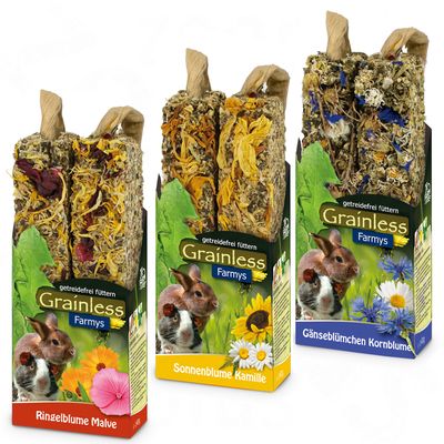 Jr Farm Farmy's Grainless Mixed Pack 3 x 2 Sticks (3 flavours each 140g)