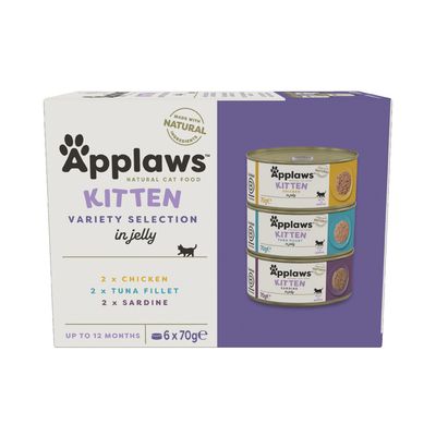 Applaws Kitten Cans 70g Mixed Pack - 6 x 70g