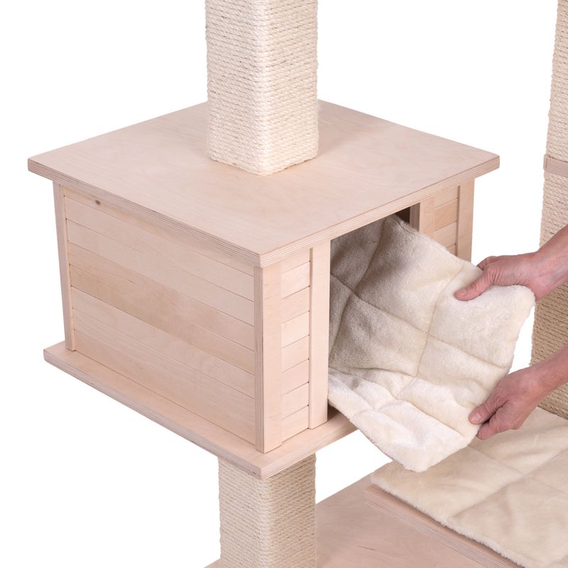 Natural Paradise Scratching Tree - Orchid Vanda L Cream