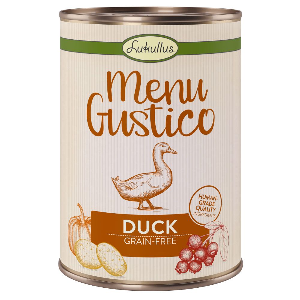 Lukullus Menu Gustico Duck - Grain-free 6 x 800g