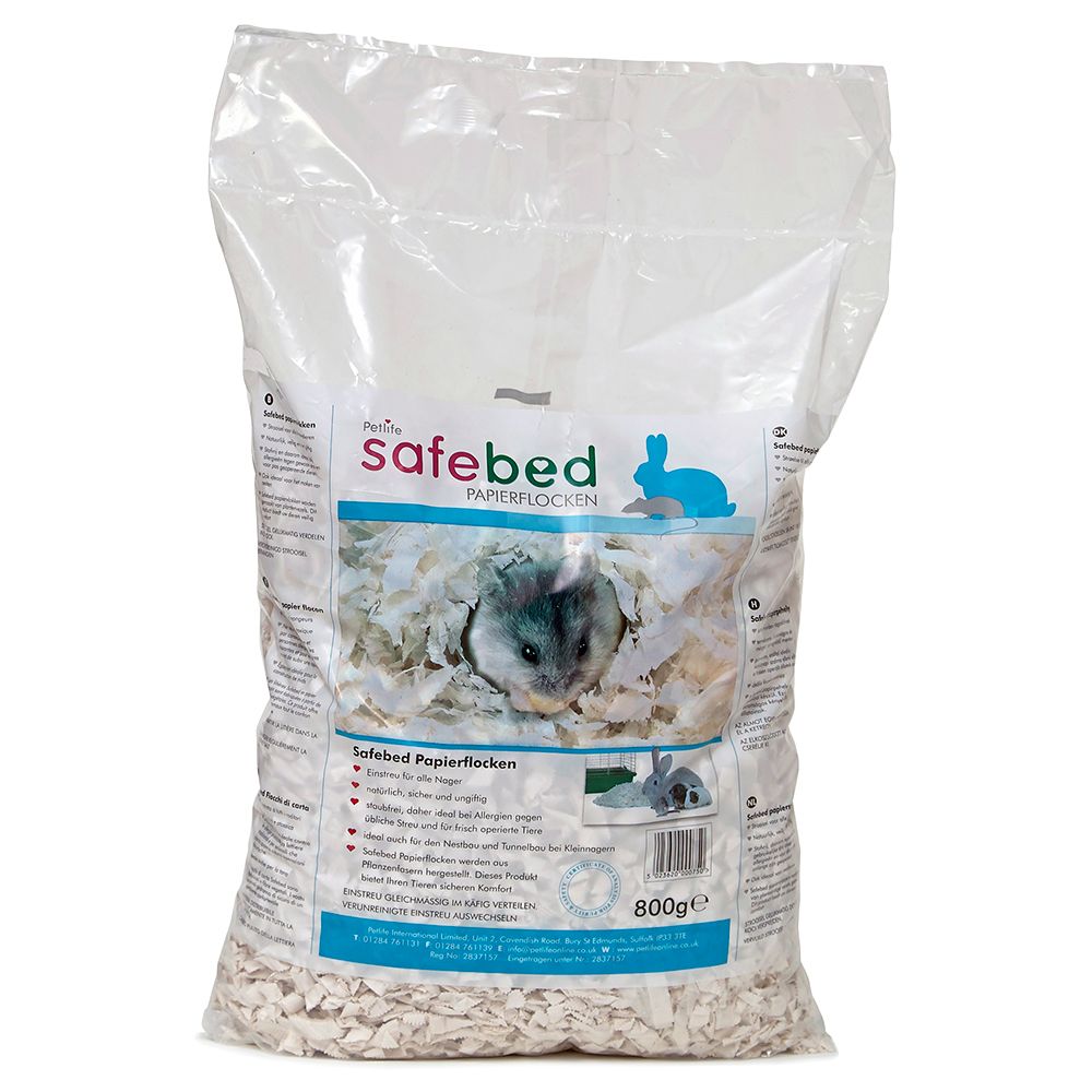Petlife Safebed Shredded Paper 800g