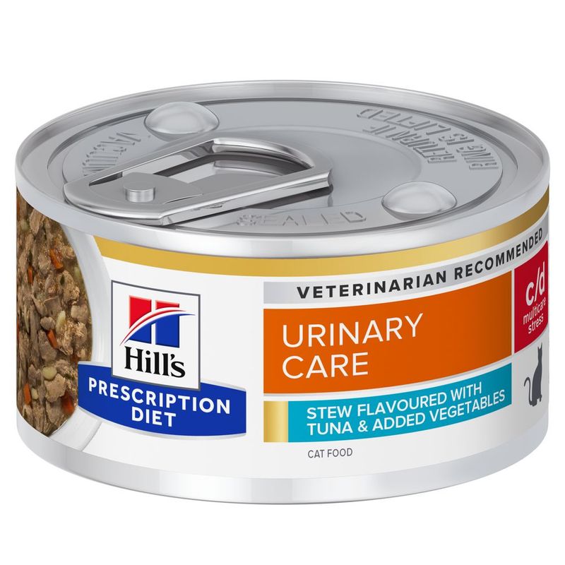 Hill's Prescription Diet c/d Multicare Stress Stew with Tuna & Vegetables 24 x 82g