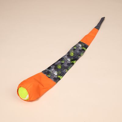 TIAKI Dog Toy Throwing Ball with Catching Tail approx. diameter 8 x (L) 85 cm