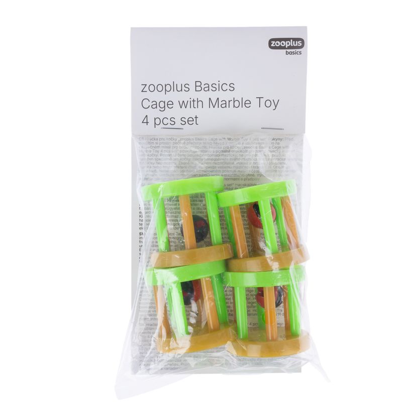 zooplus Basics Cage with Marble Toy - 4 Piece Set 4 Piece Set