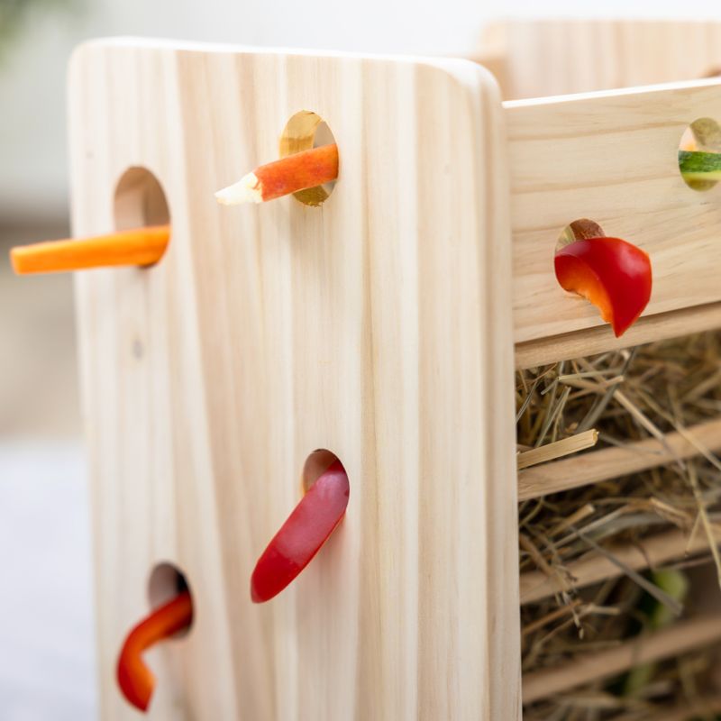 Kerbl Pet Hay and Vegetable Tower for Small Animals 24 x 24 x 30cm (L x W x H)