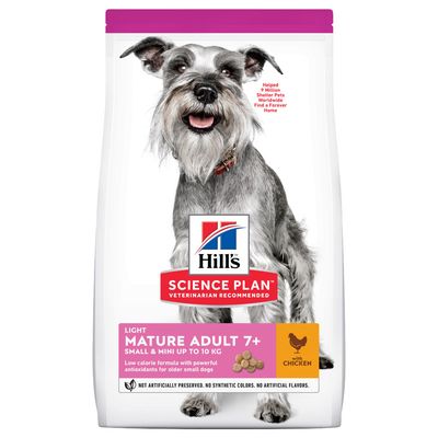 Hill’s Science Plan Mature Adult 7+ Light Small & Mini with Chicken 2.5kg