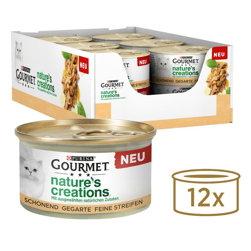 Gourmet Nature’s Creations 12 x 85g Chicken with Spinach & Tomato