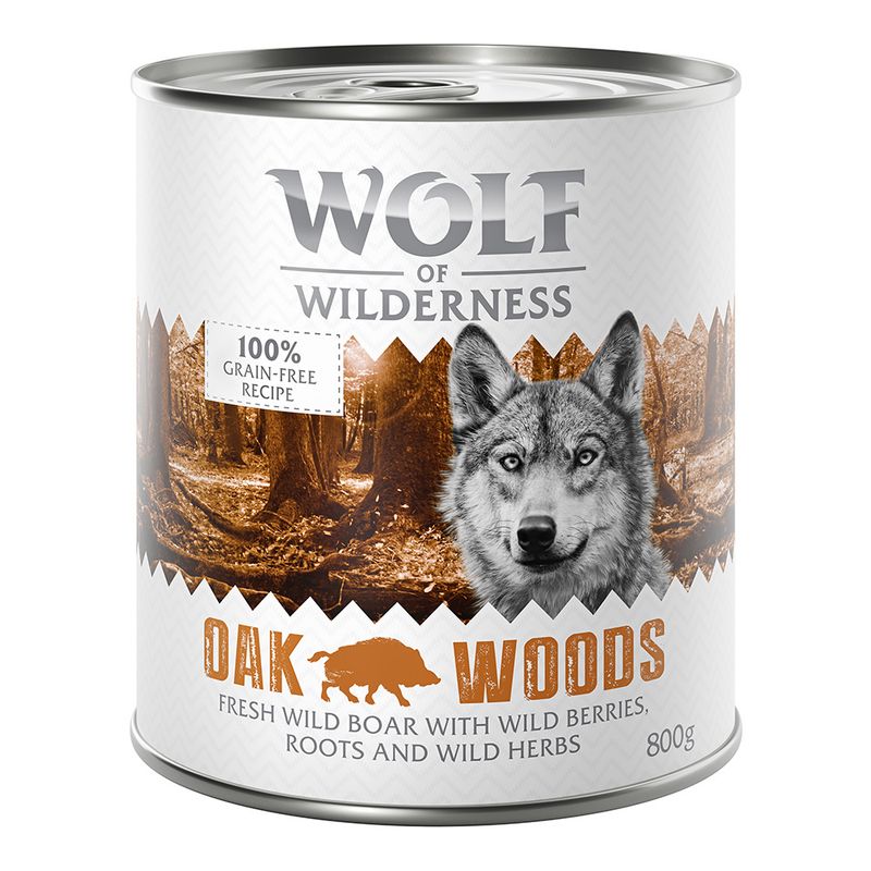 Wolf of Wilderness Adult Single Protein 6 x 800g Mixed Pack (3 Varieties)