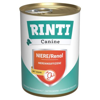 RINTI Canine Kidney/Renal with Chicken 400 g 12 x 400g