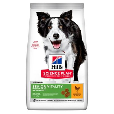Hill’s Science Plan Adult 7+ Senior Vitality Medium with Chicken 2.5kg