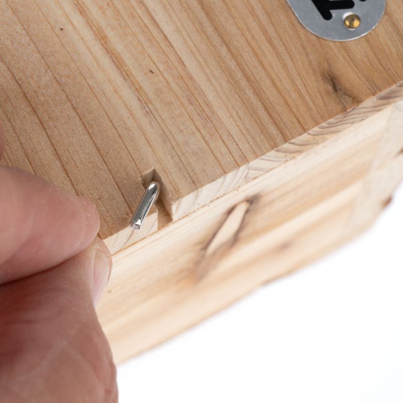 TIAKI log cabin nesting box L 17 x W 12.5 x H 26 cm