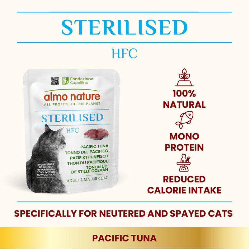 Almo Nature HFC Sterilised Saver Pack 24 x 50g Chicken Fillet