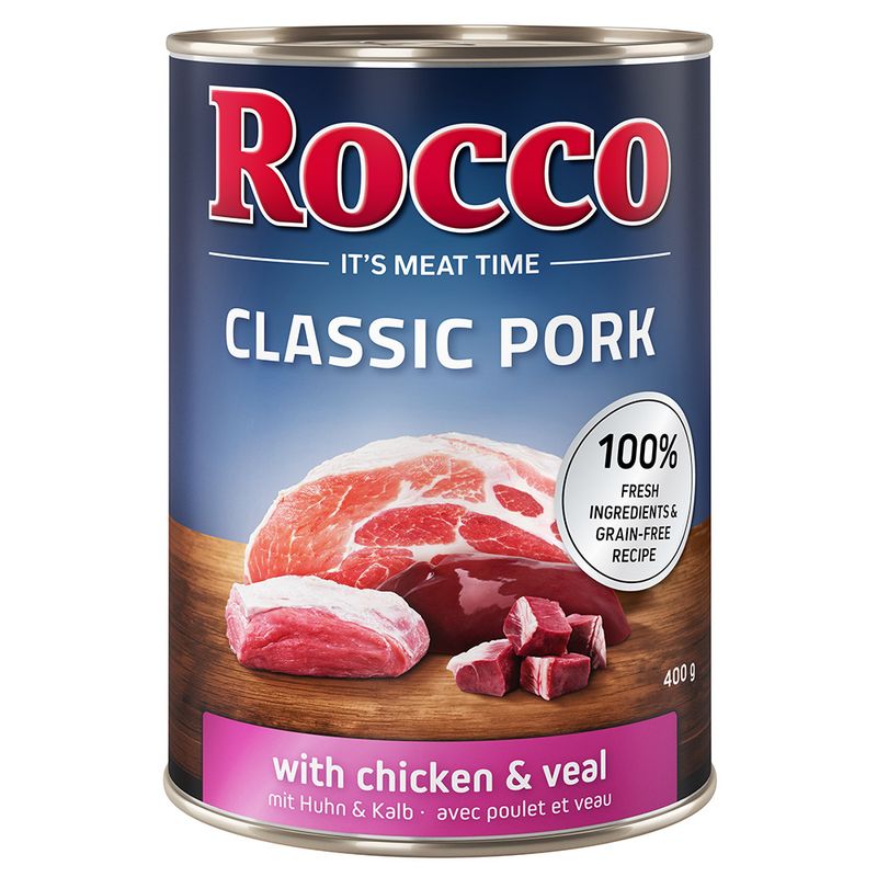 Rocco Classic Pork Saver Pack 24 x 400g Mixed Pack (6 Varieties)